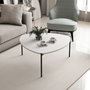 Hanah Home Lenny - Mesa de centro blanca